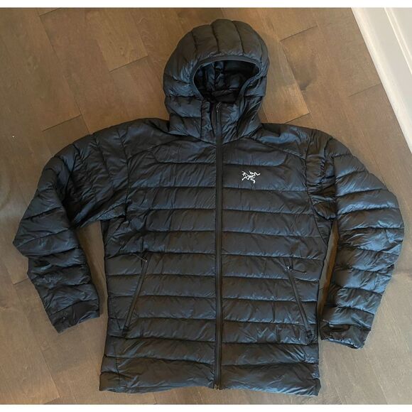 Arc'teryx Cerium LT Goose Down Puffer Jacket Hooded Lightweight Winter Coat - Picture 6 of 12